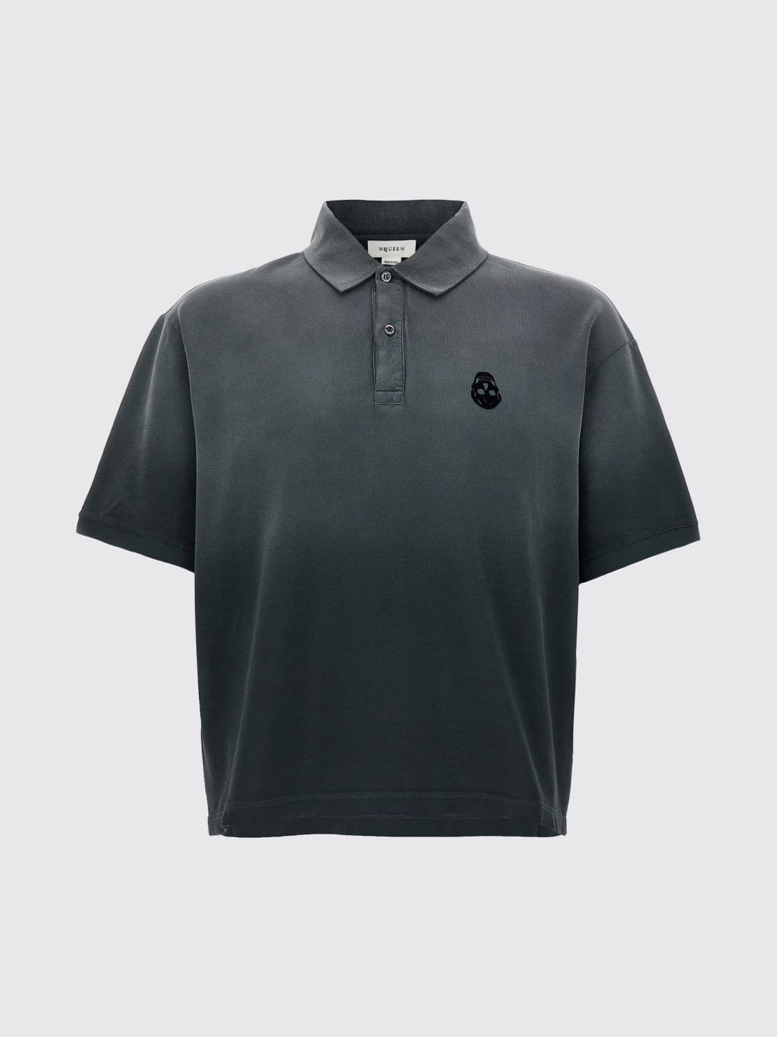 Mcqueen Polo Shirt Men color Grey