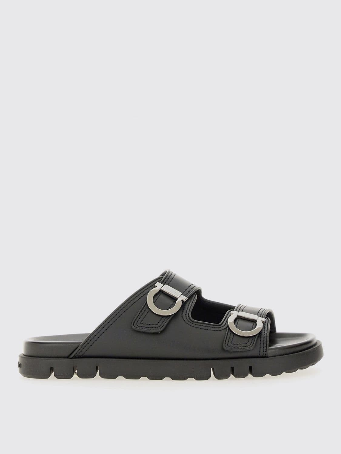 Ferragamo Sandals Men color Black
