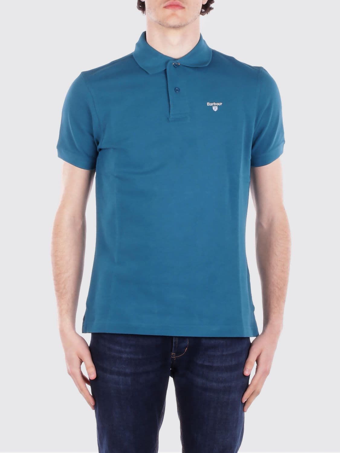 Barbour Polo Shirt Men color Blue