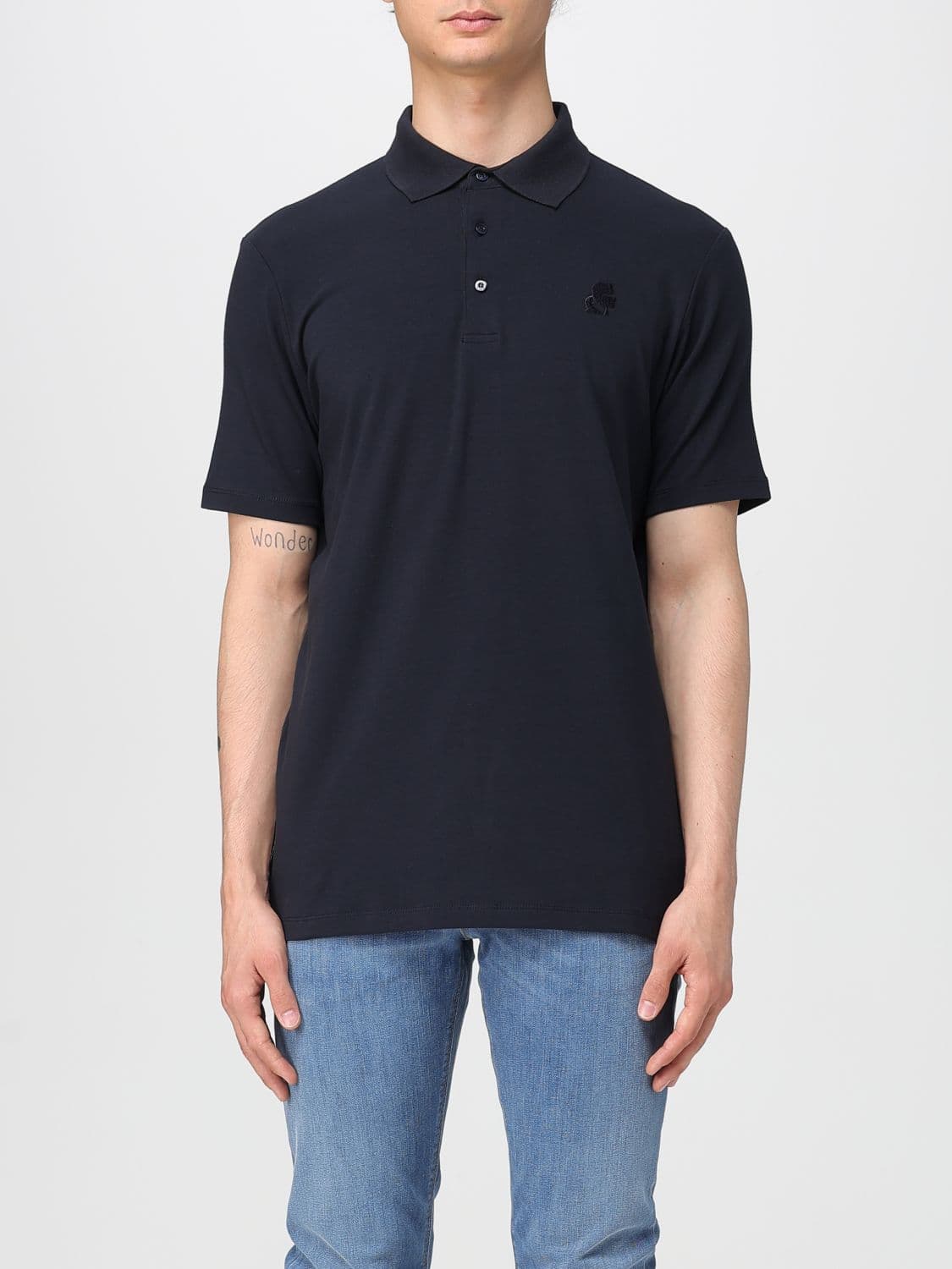 Karl Lagerfeld Polo Shirt Men color Blue