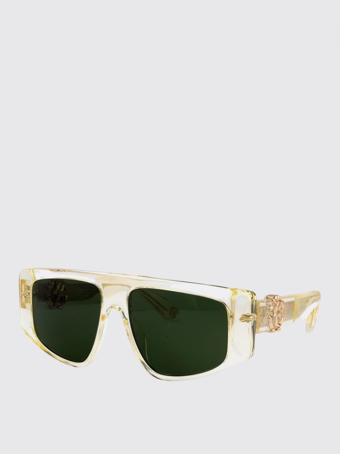 Roberto Cavalli Sunglasses Men color Transparent
