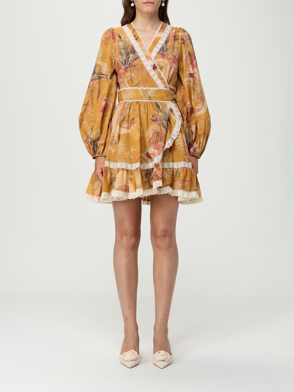 Zimmermann Dress Woman color Mustard