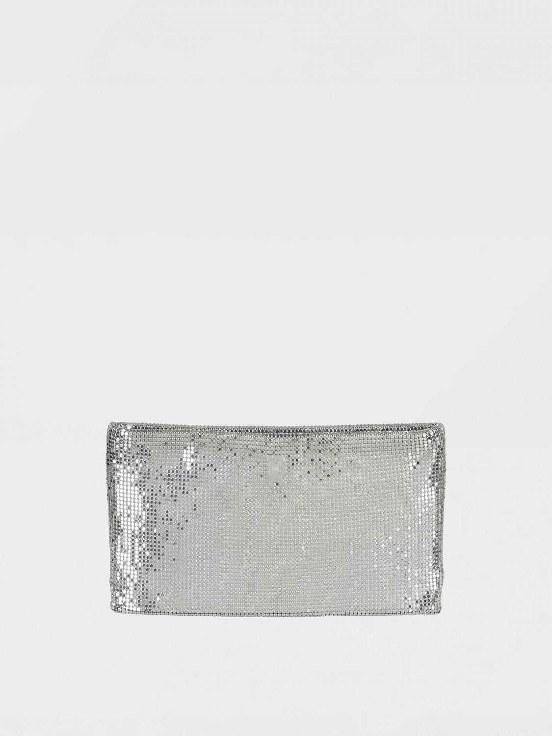 Rabanne Clutch Woman color Silver