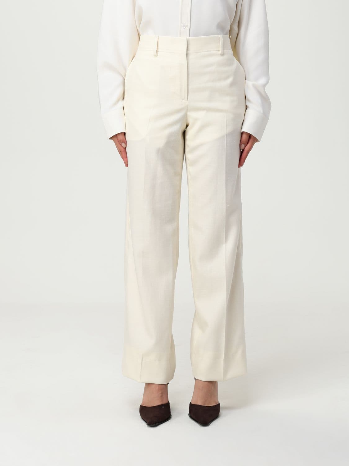 Brioni Pants Woman color White