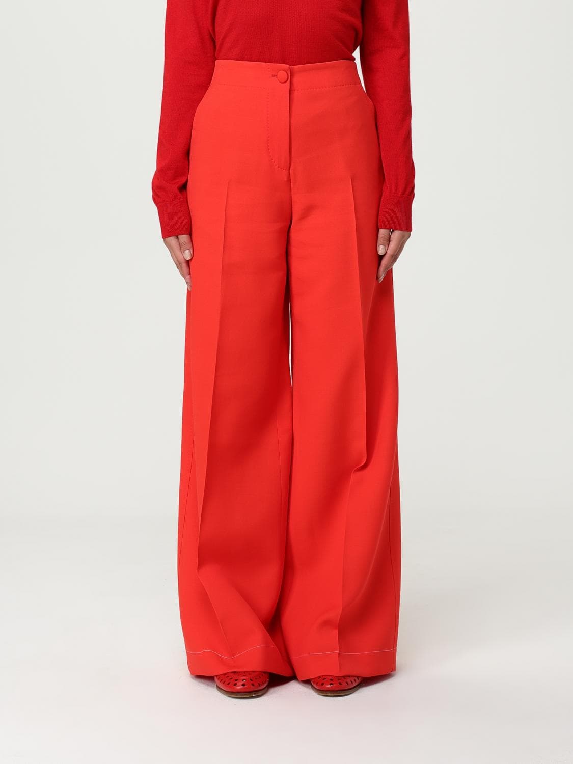 Brioni Pants Woman color Red