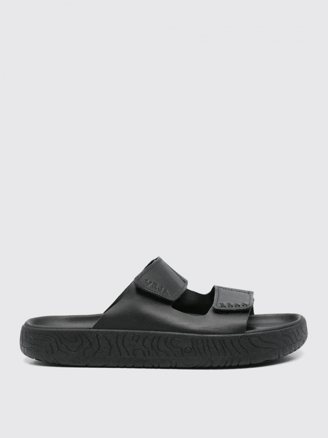 Veja Flat Sandal Woman color Black