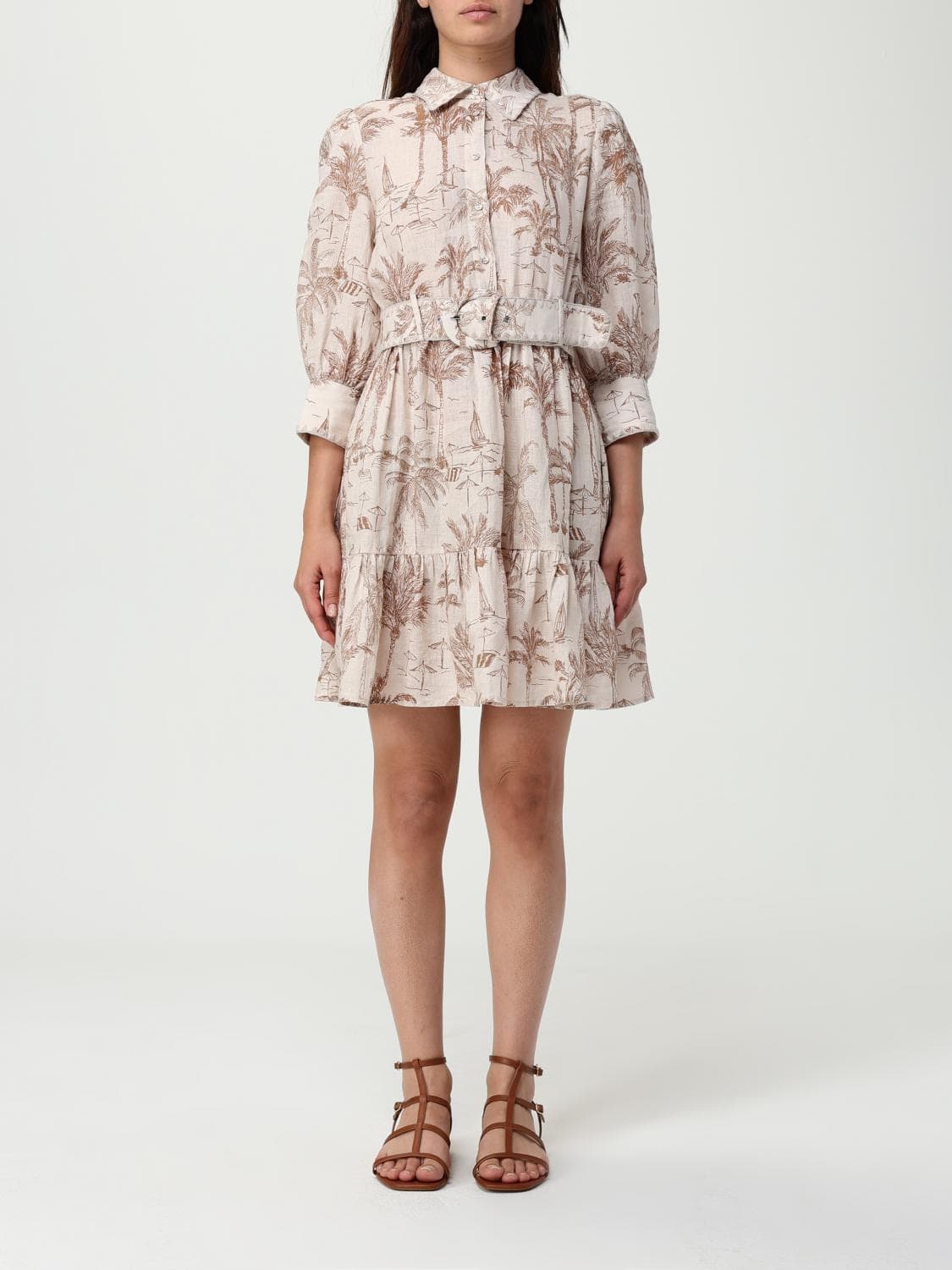 Mc2 Saint Barth Dress Woman color Beige