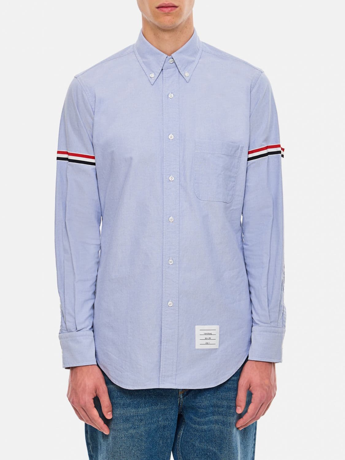 Thom Browne Shirt Men color Gnawed Blue