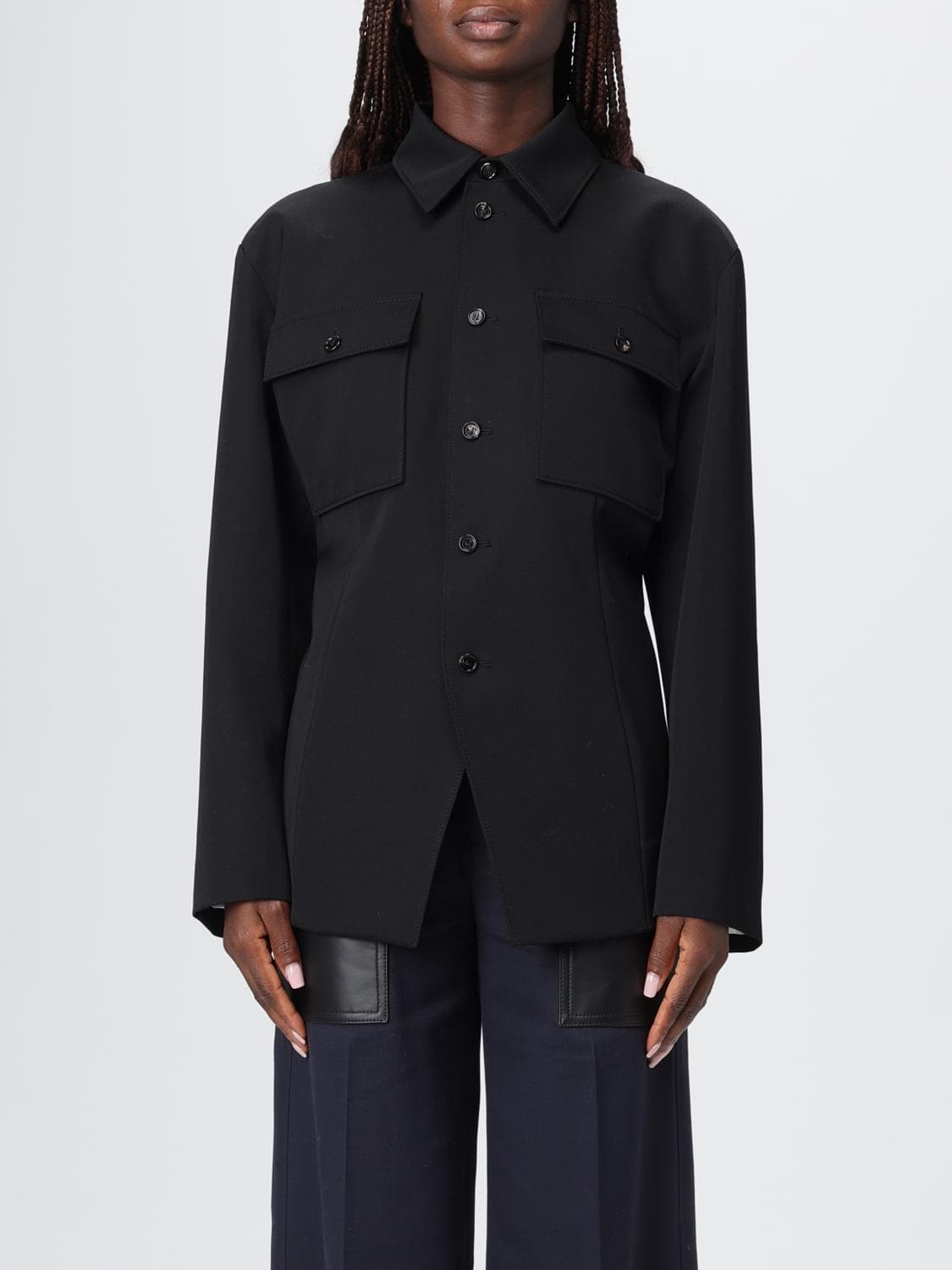 Bottega Veneta Jacket Woman color Black · 44