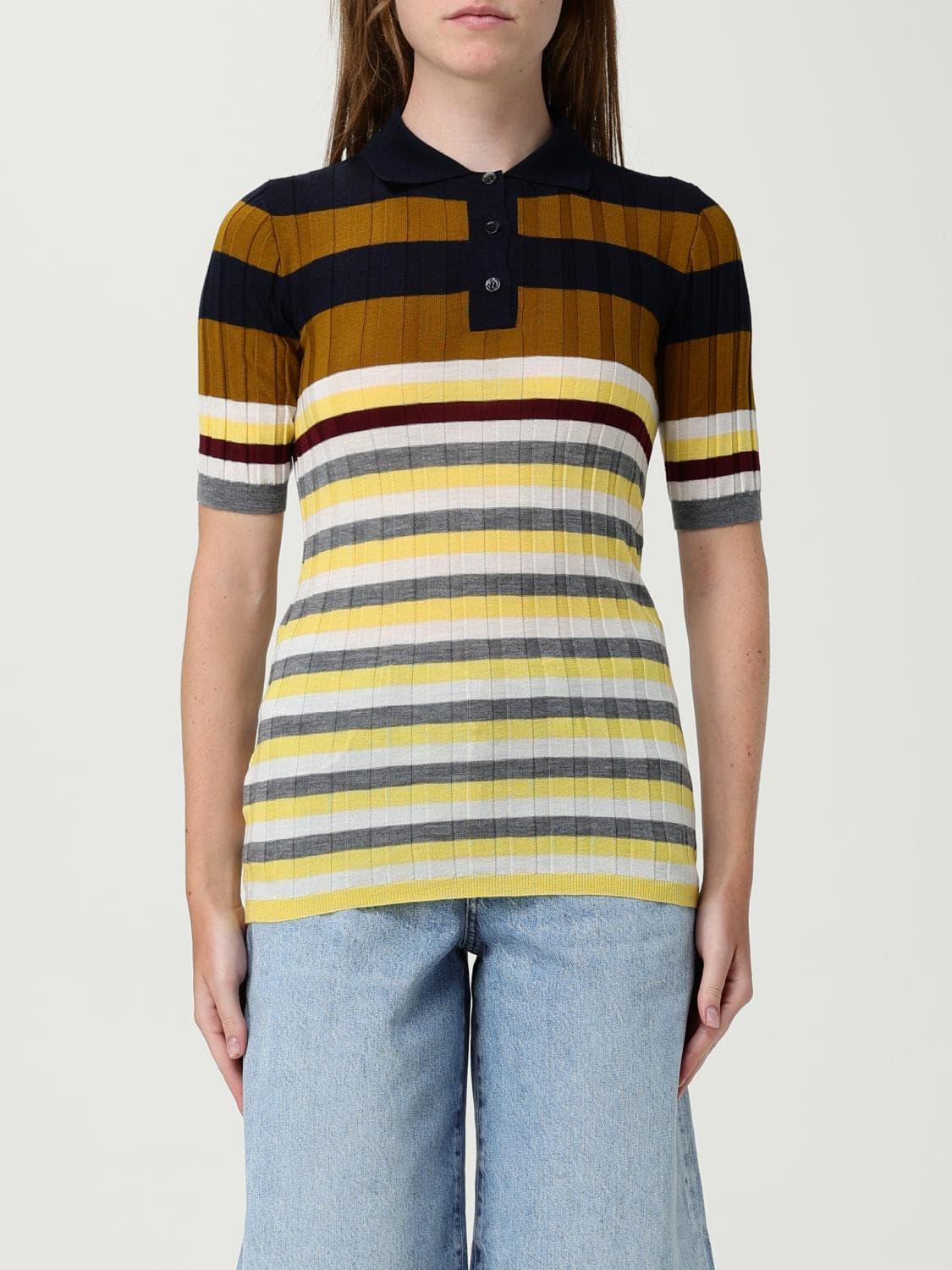 Marni Polo Shirt Woman color Multicolor · 42