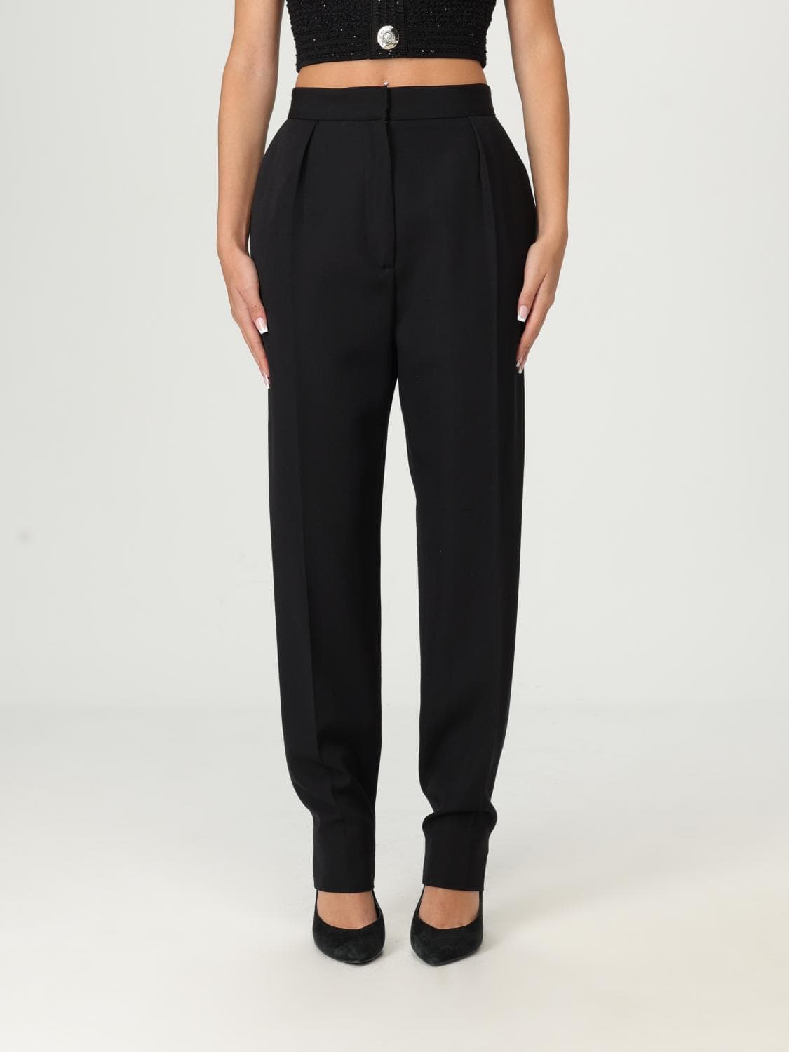 Balmain Pants Woman color Black
