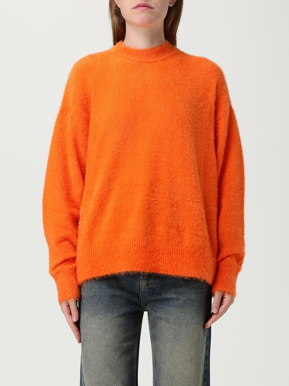 Moschino Jeans Sweater Woman color Orange