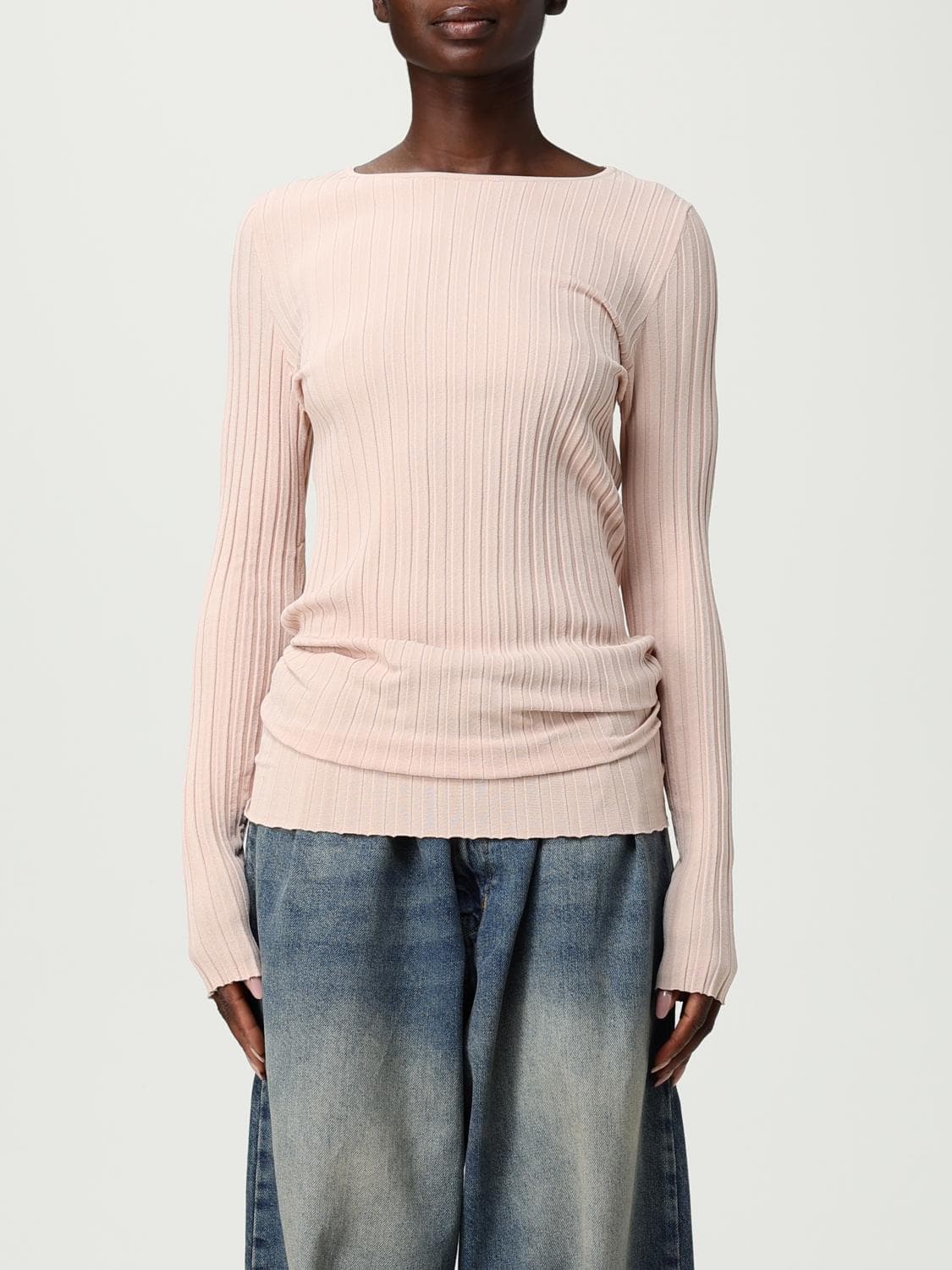 Moschino Jeans Top Woman color Pink