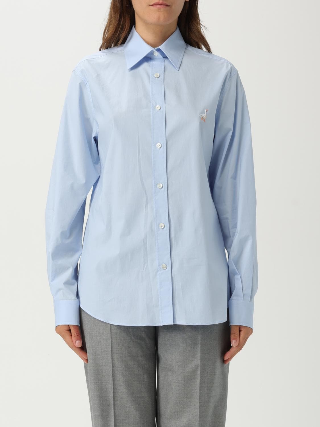 Moschino Couture Shirt Woman color Gnawed Blue