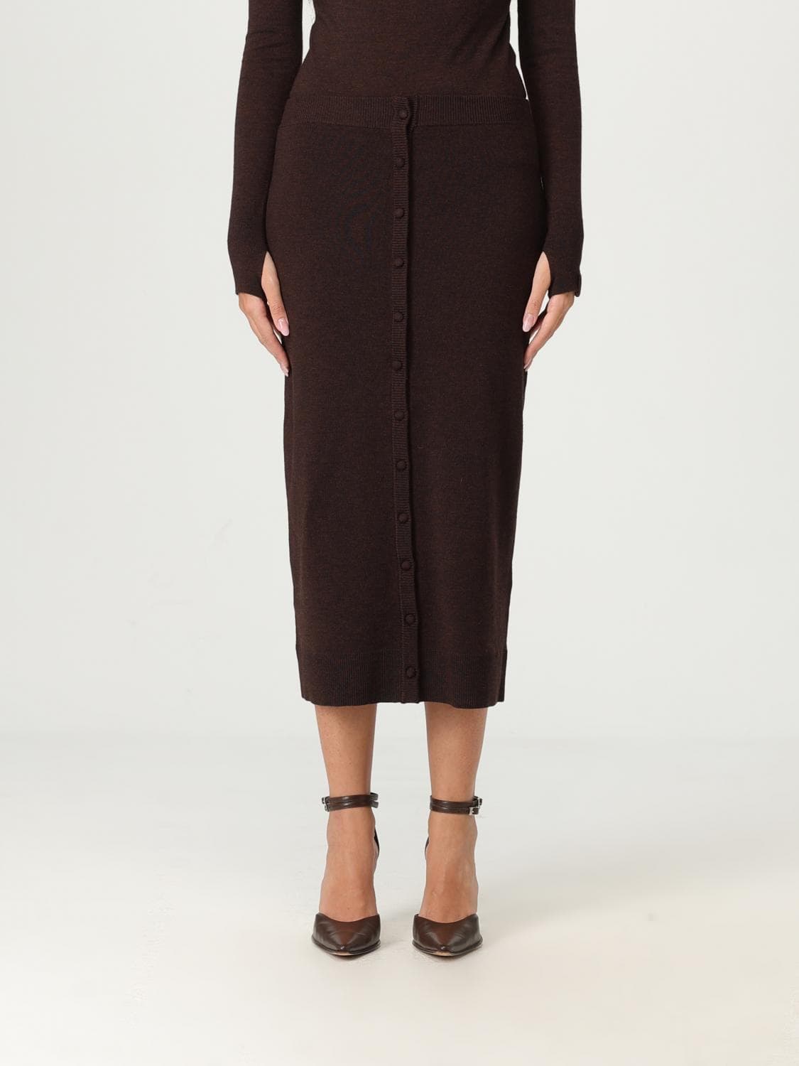 Victoria Victoria Beckham Skirt Woman color Brown