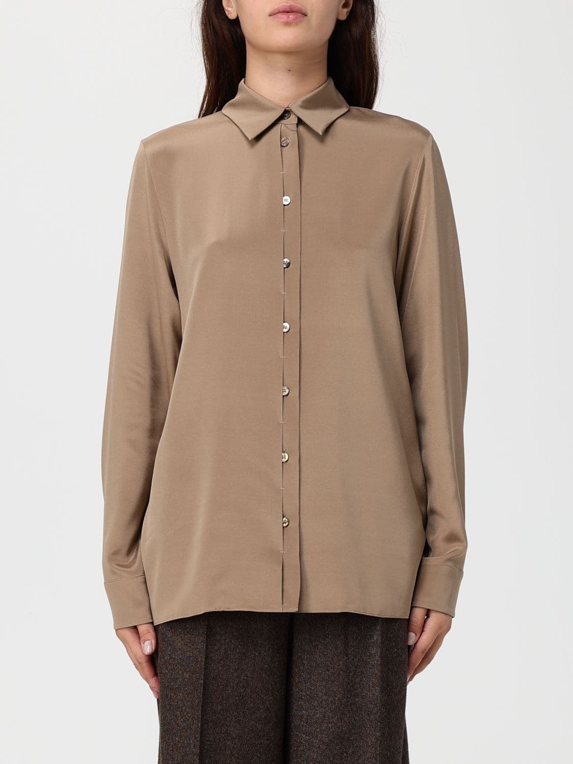 Max Mara Shirt Woman color Brown