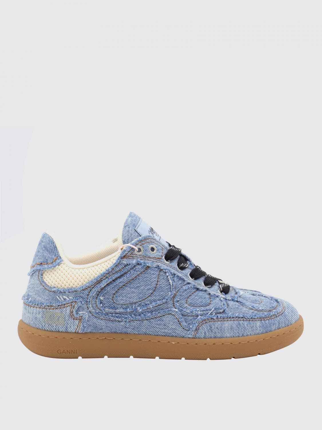 Ganni Sneakers Woman color Blue