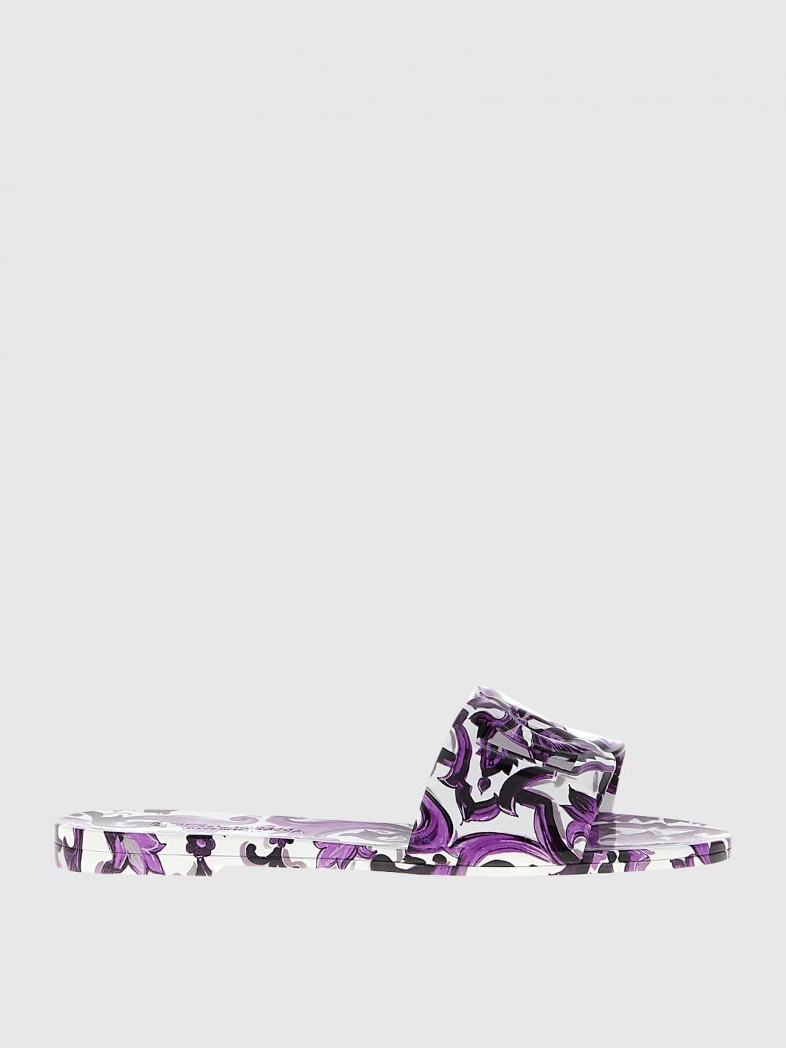 Dolce & Gabbana Heeled Sandal Woman color Violet · 36