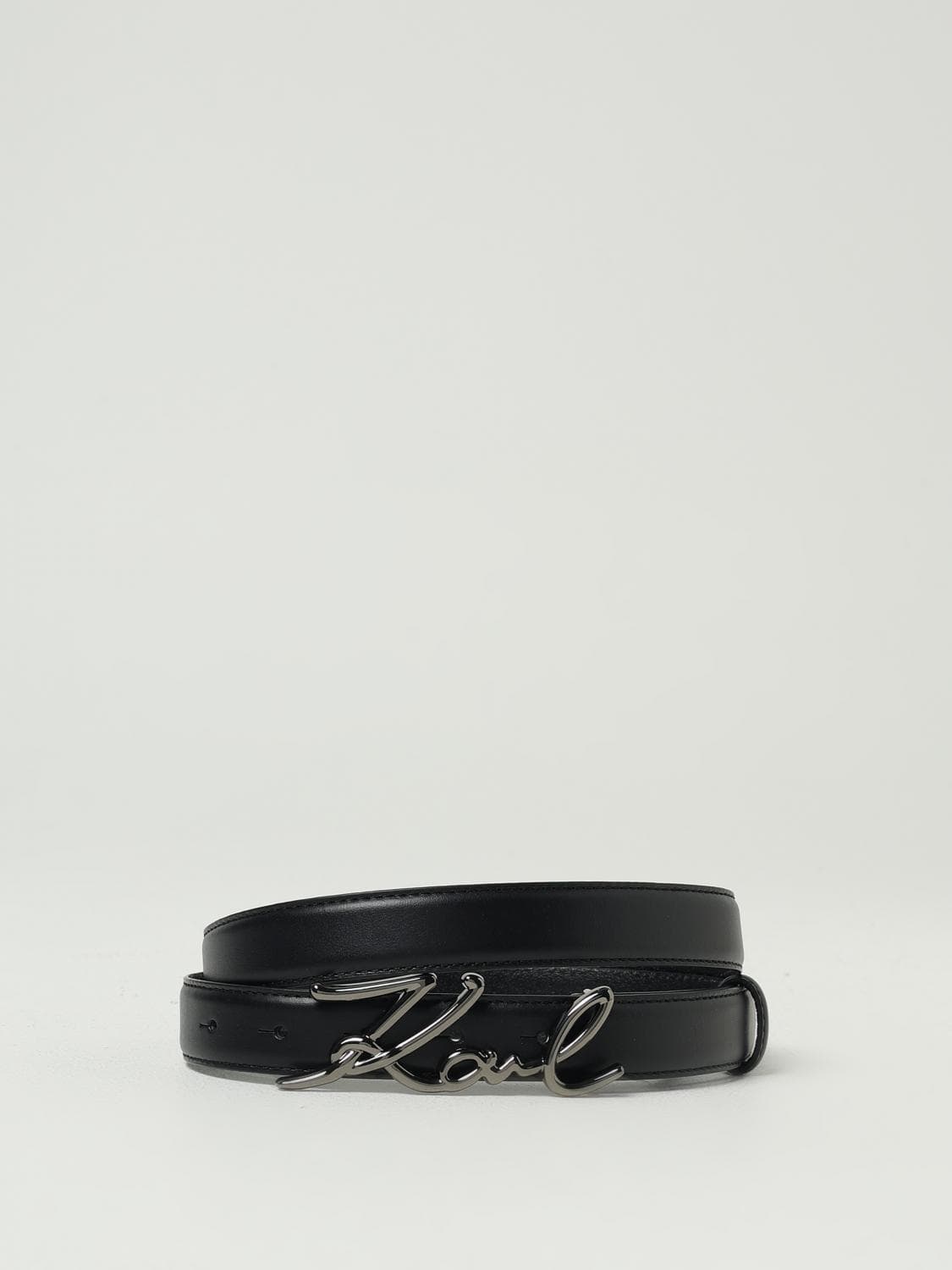 Karl Lagerfeld Belt Woman color Silver
