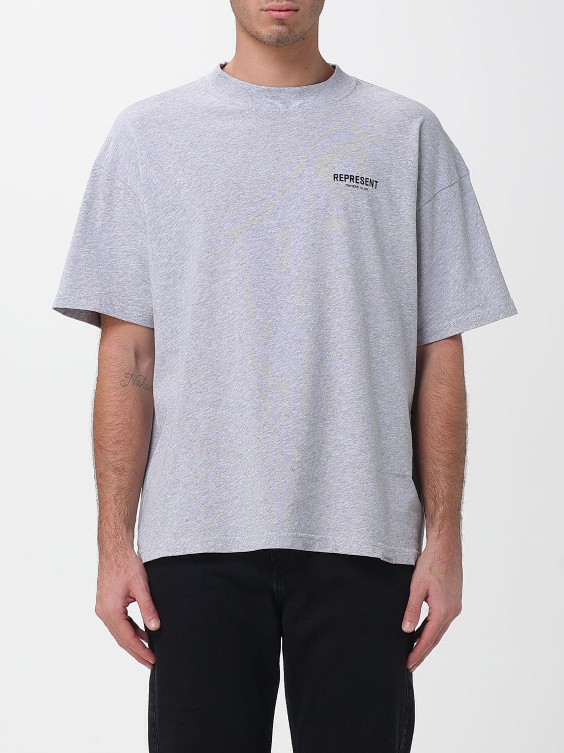 Represent T-Shirt Men color Grey 1