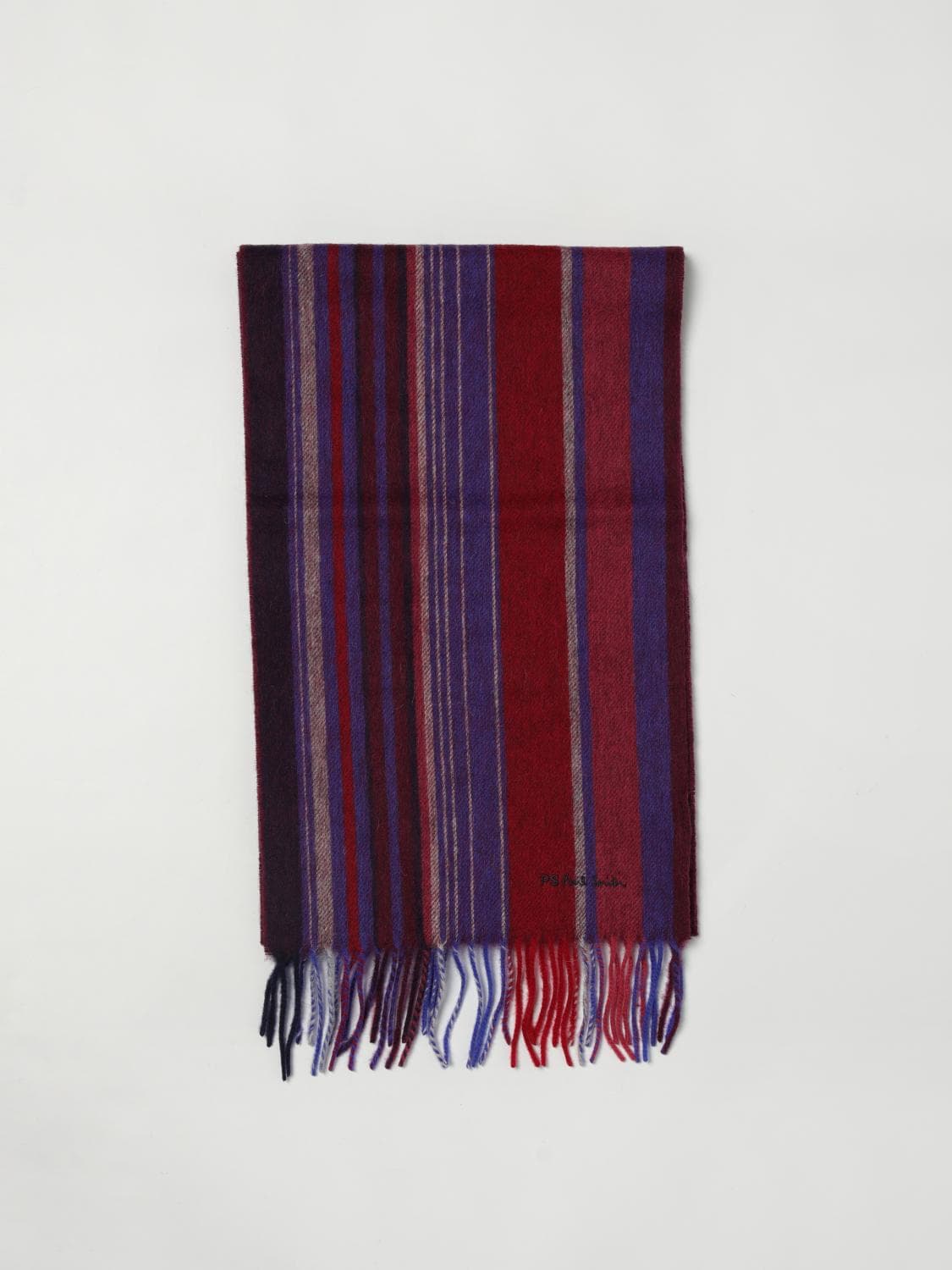 Ps Paul Smith Scarf Men color Burgundy