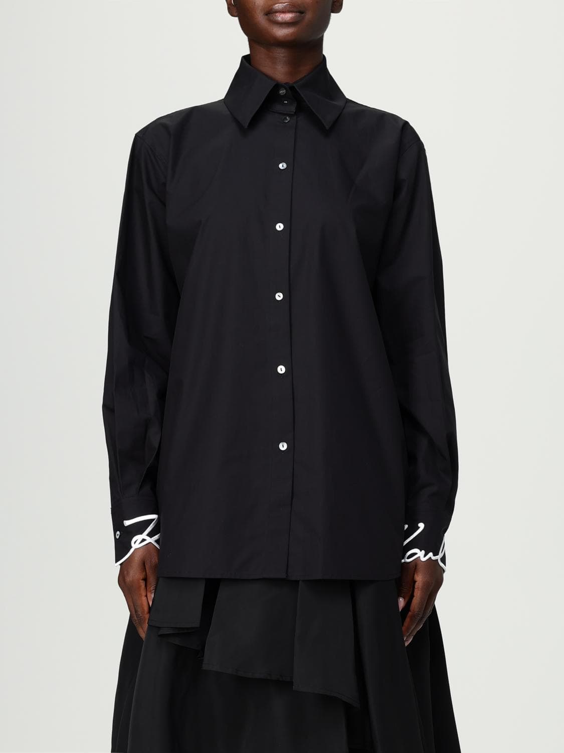 Karl Lagerfeld Shirt Woman color Black