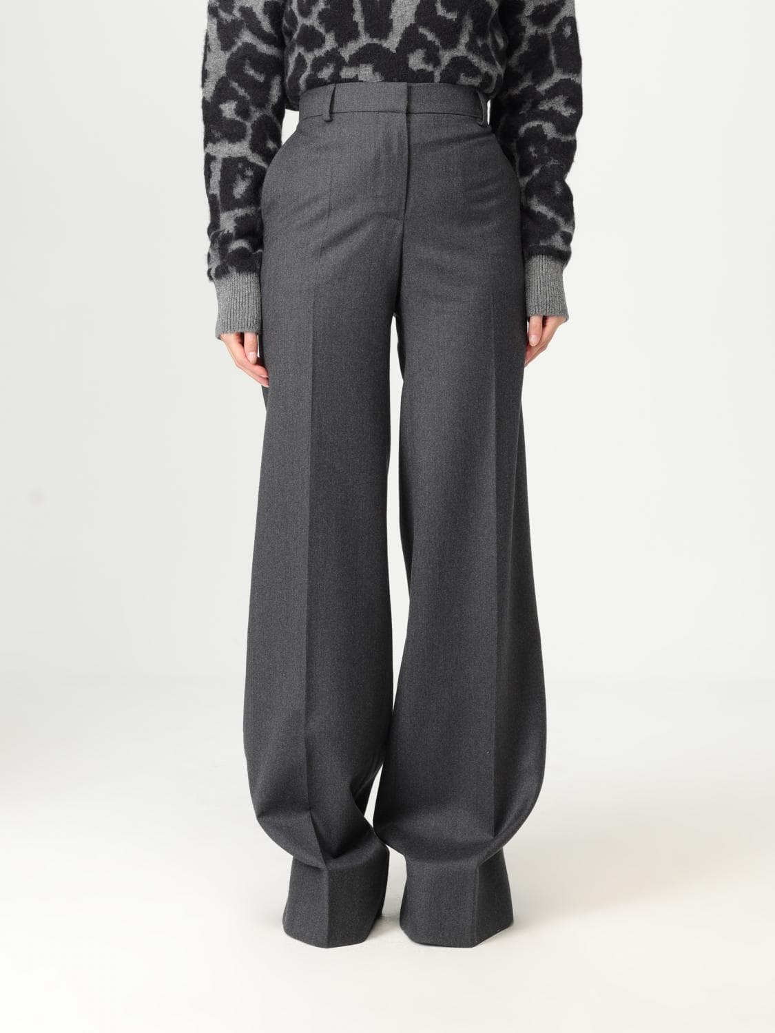 Stella Mccartney Pants Woman color Grey