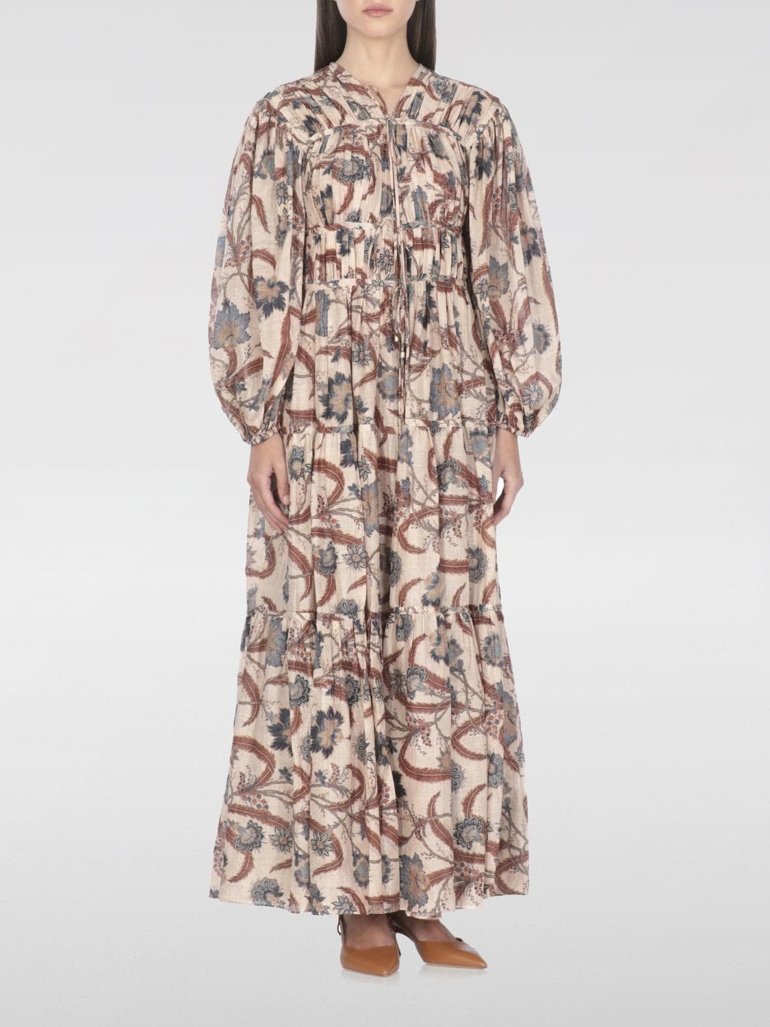 Zimmermann Dress Woman color Beige