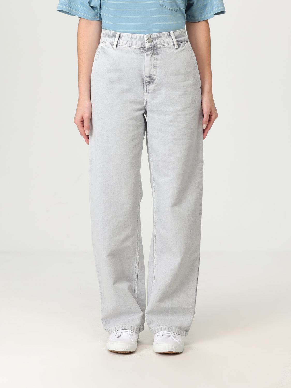 Carhartt Wip Jeans Woman color Grey · 25
