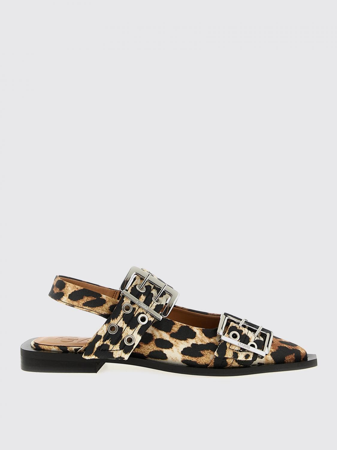 Ganni Ballet Flat Woman color Multicolor