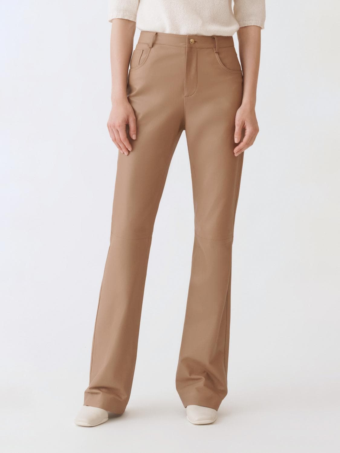 Fabiana Filippi Pants Woman color Natural