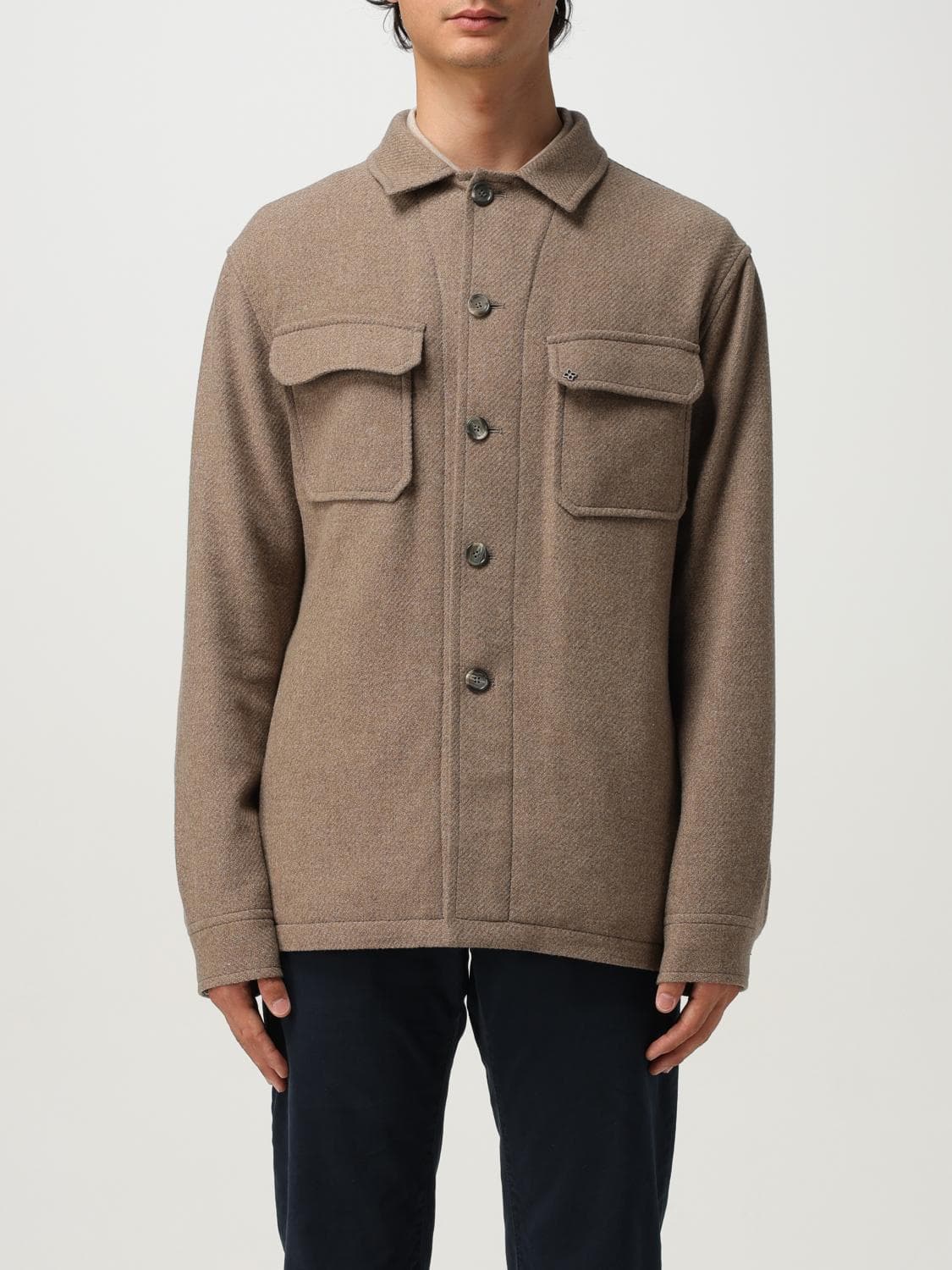 Tagliatore Jacket Men color Grey