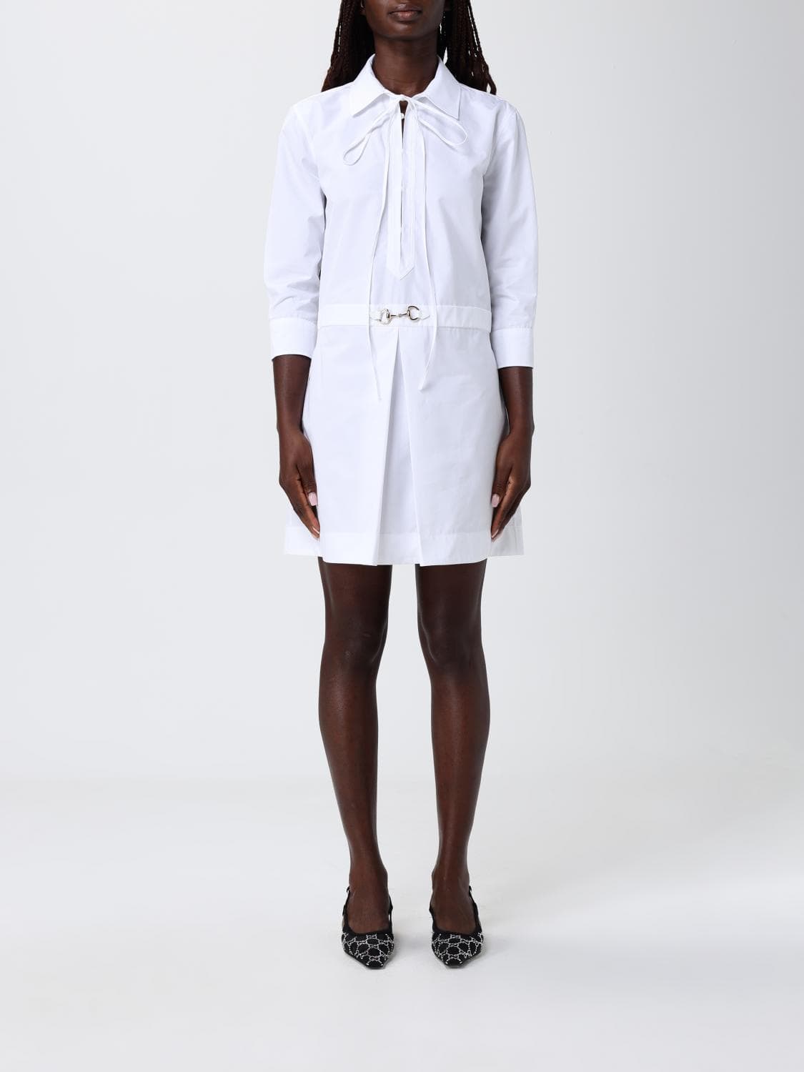 Gucci Dress Woman color White · 40