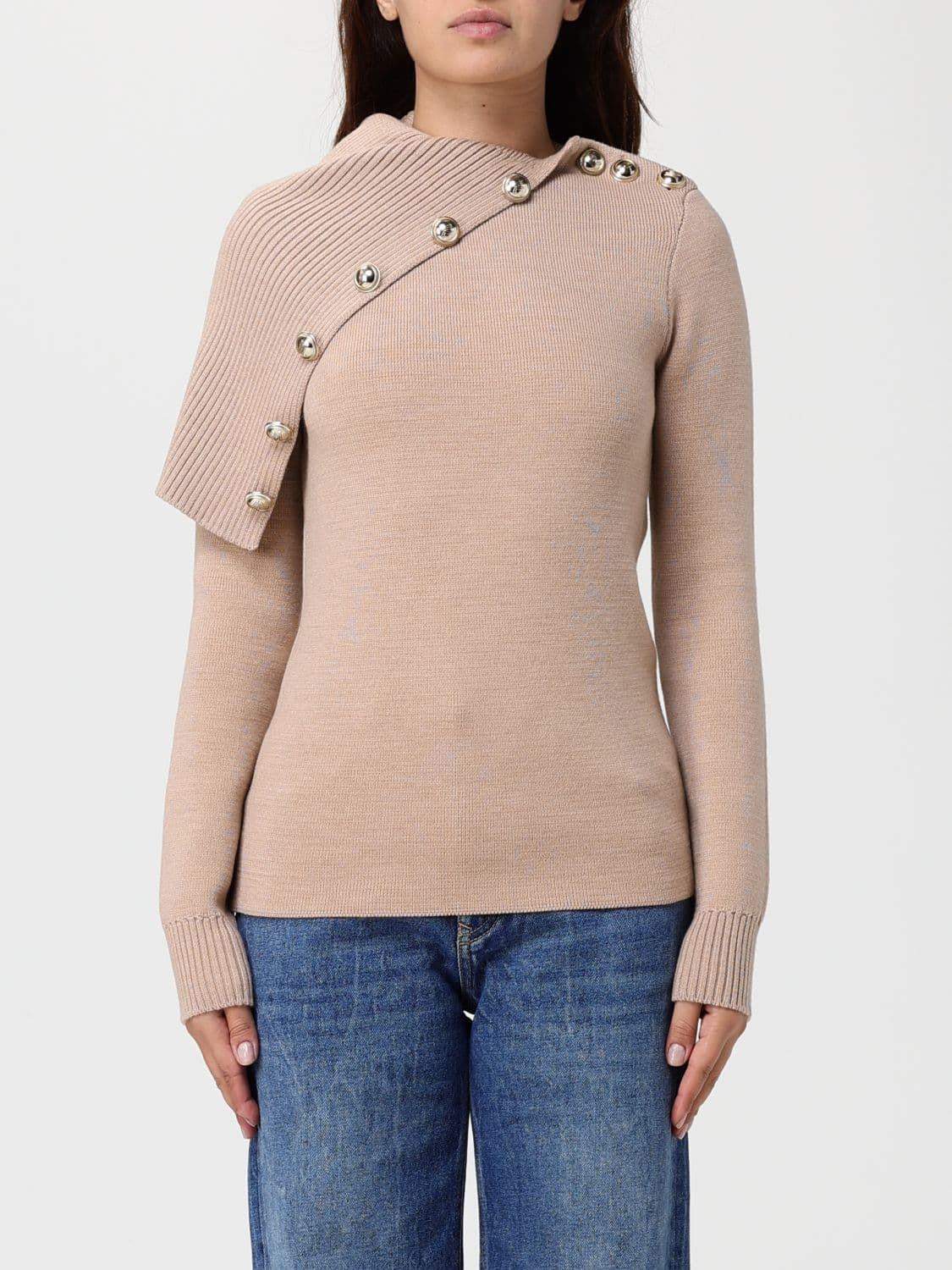 Rabanne Sweater Woman color Beige