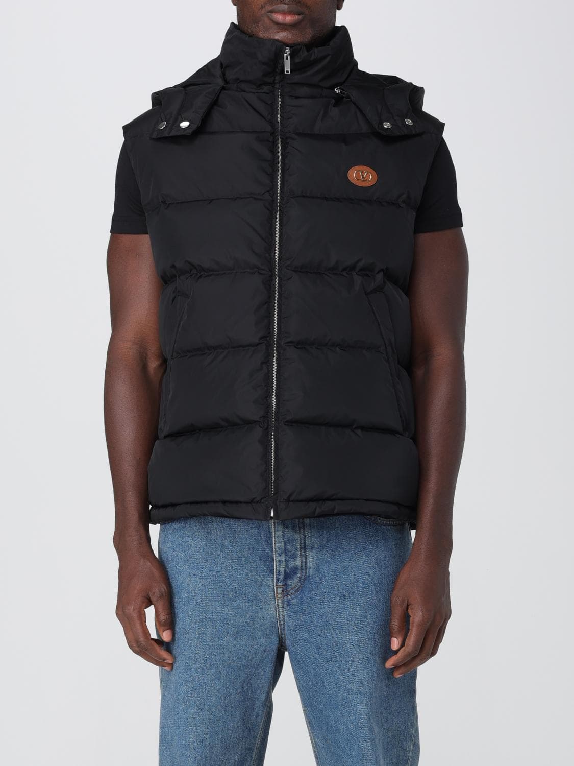 Valentino Suit Vest Men color Black