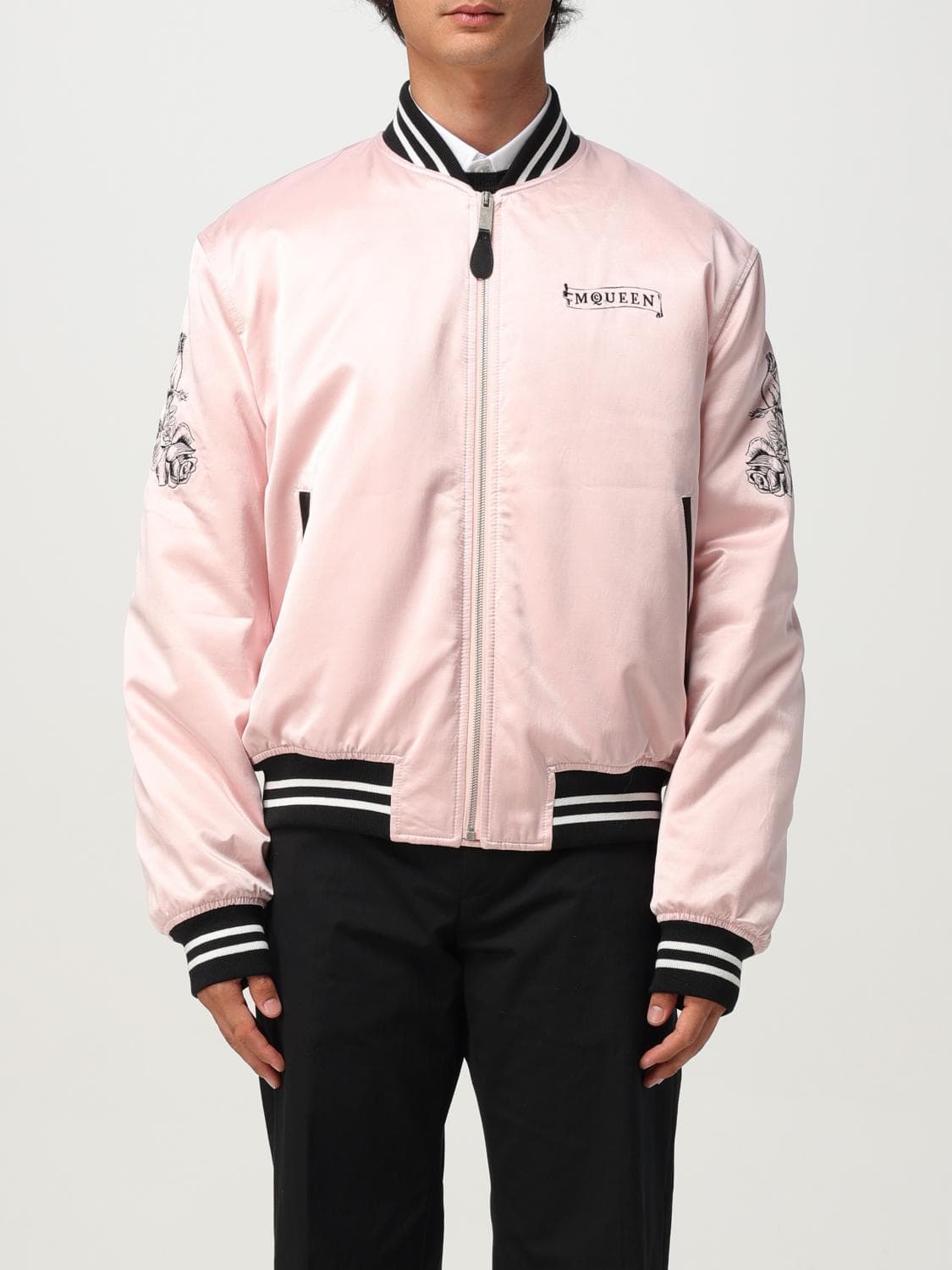 Mcqueen Jacket Men color Pink