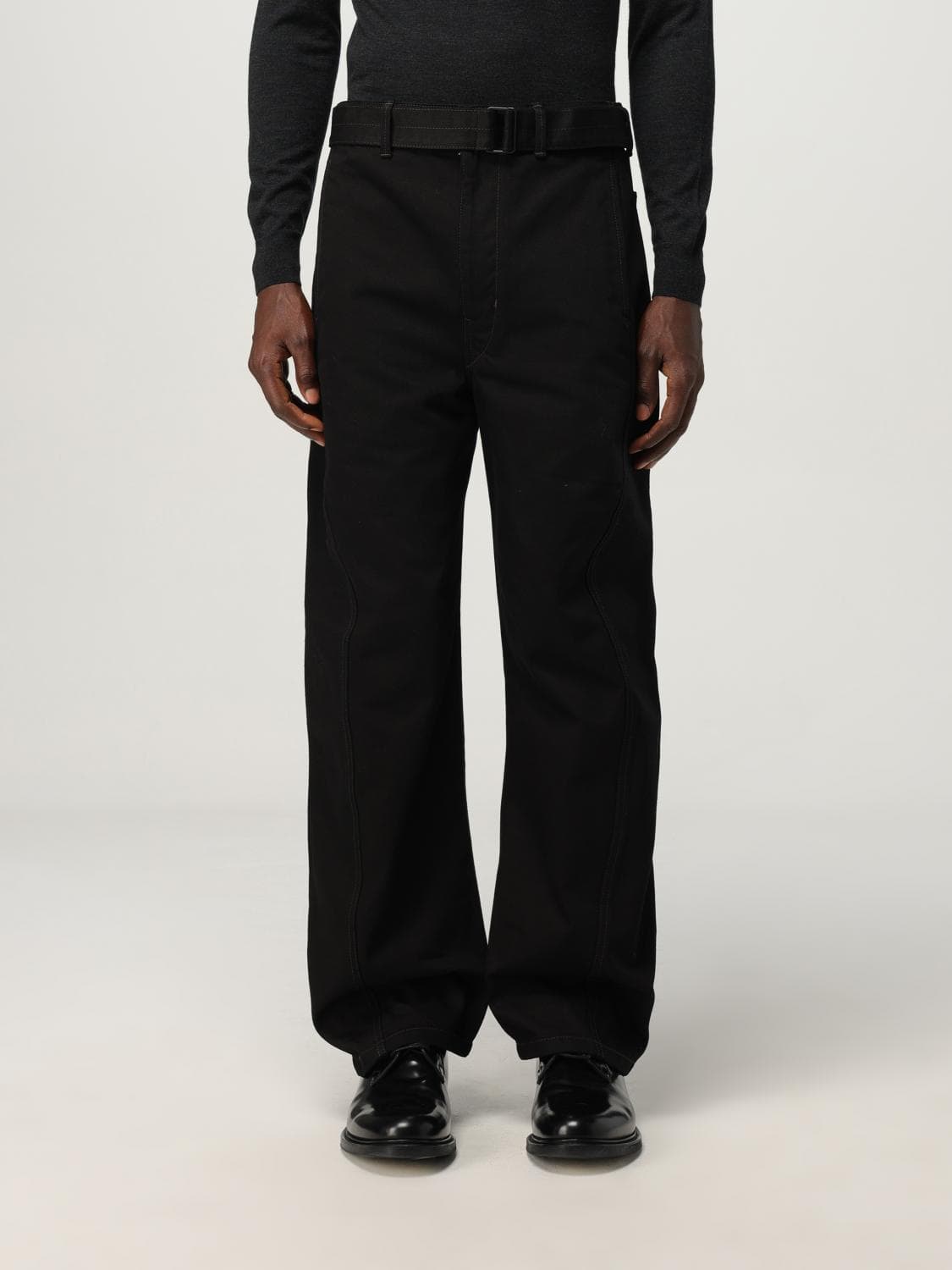 Lemaire Pants Men color Black