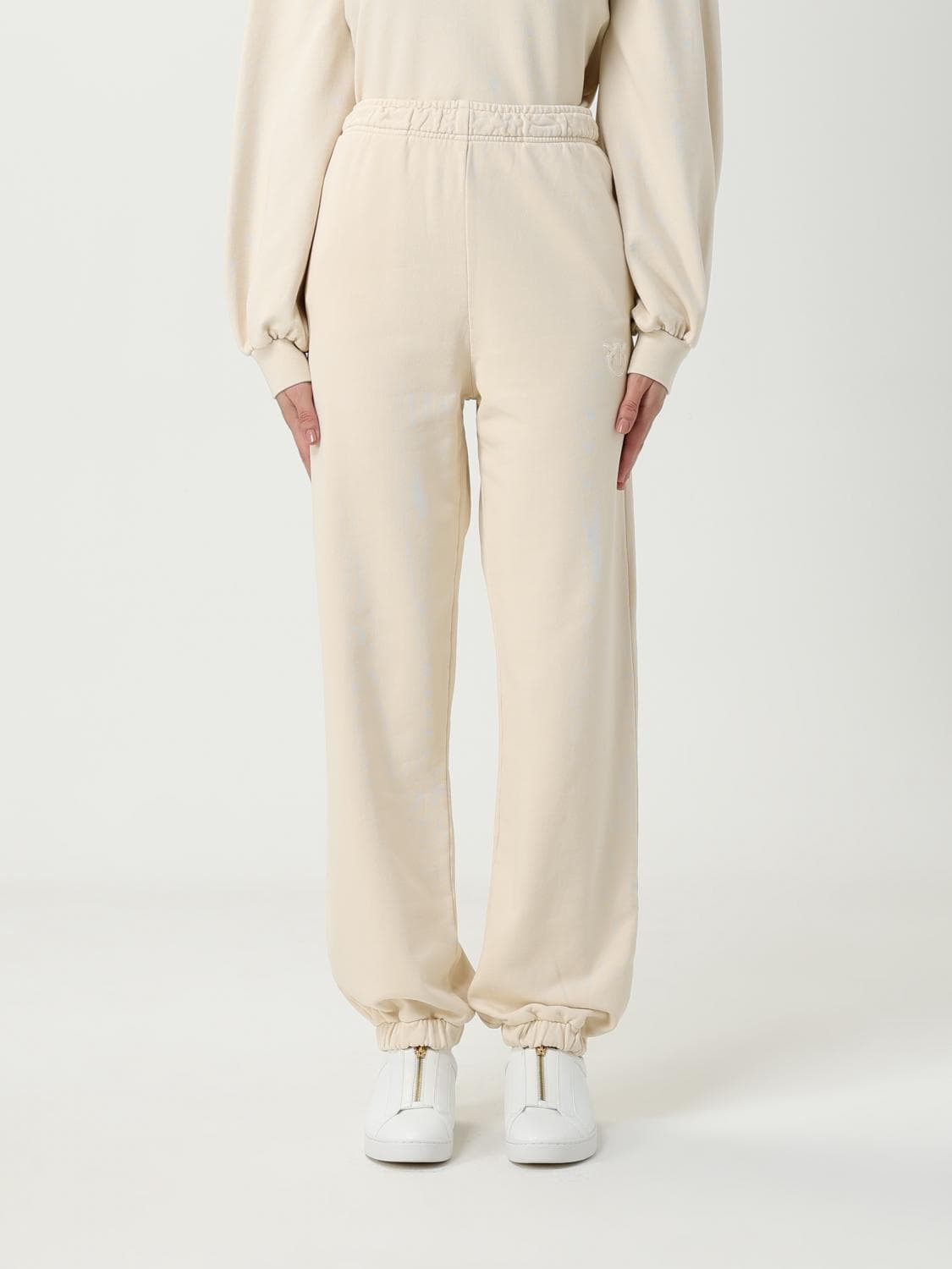 Pinko Pants Woman color Cream