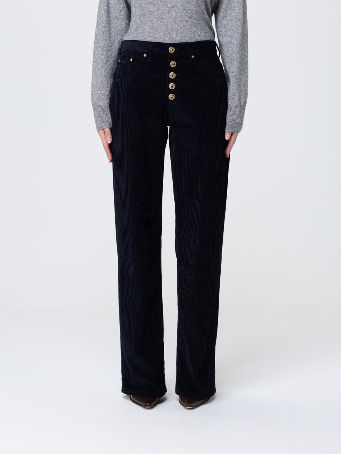 Dondup Pants Woman color Blue