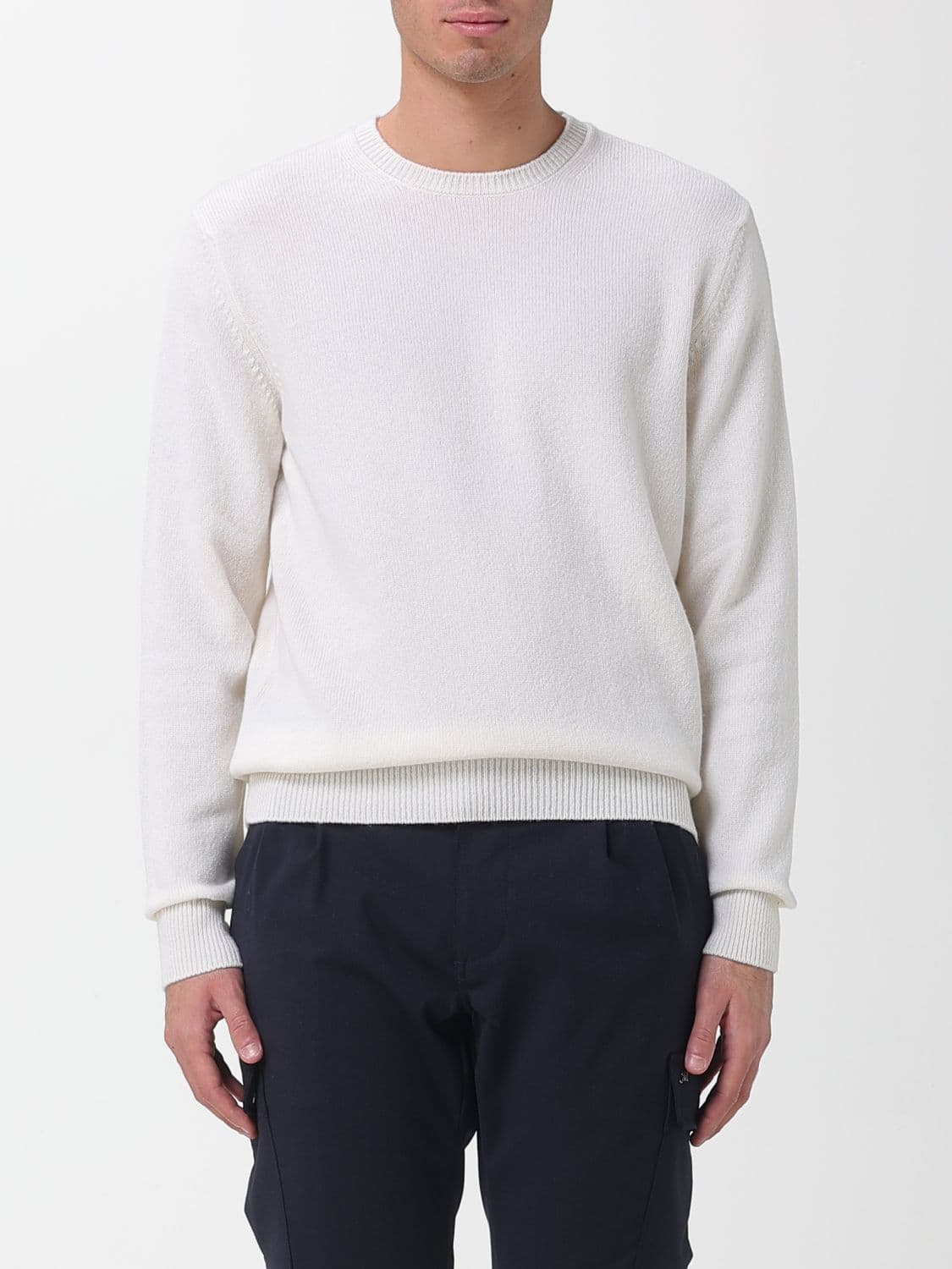 Zanone Sweater Men color White