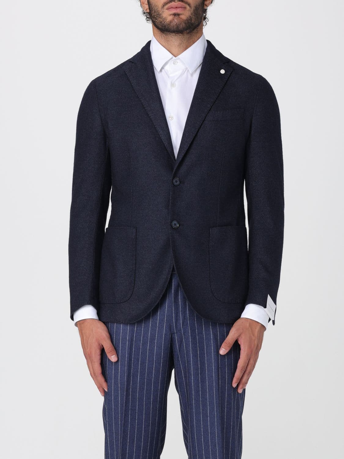 Luigi Bianchi Jacket Men color White