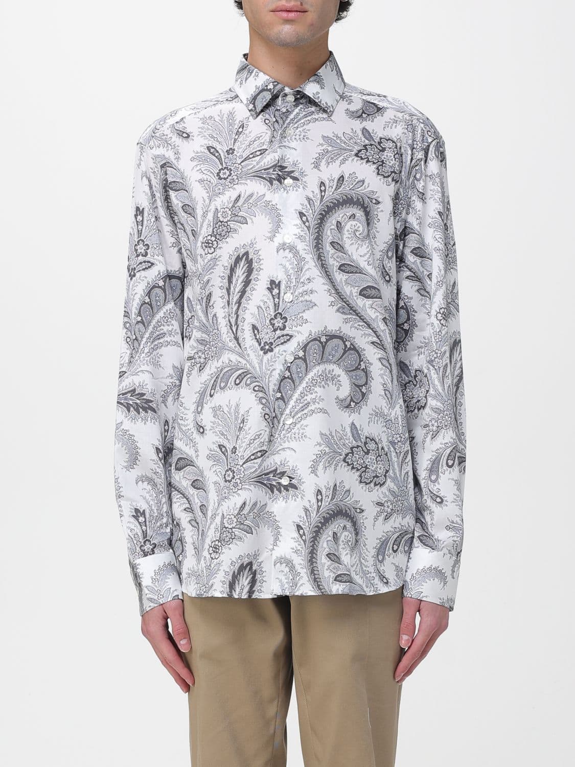 Etro Shirt Men color Grey · 40