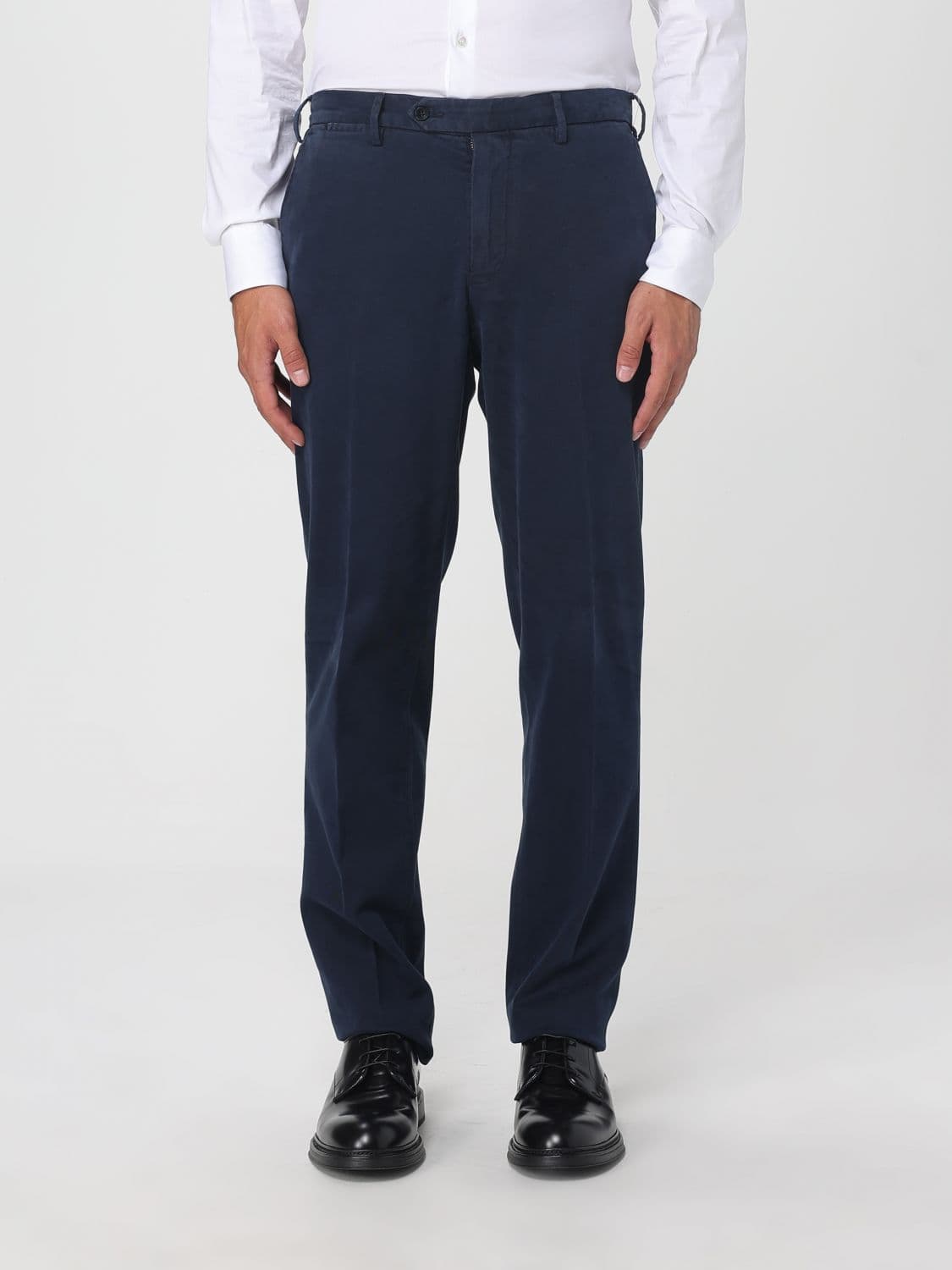Luigi Bianchi Pants Men color Blue