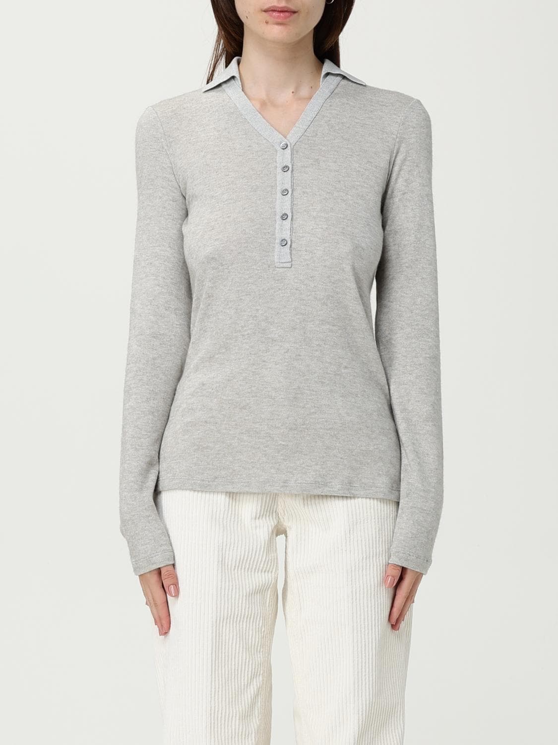 Dondup Polo Shirt Woman color Grey · M