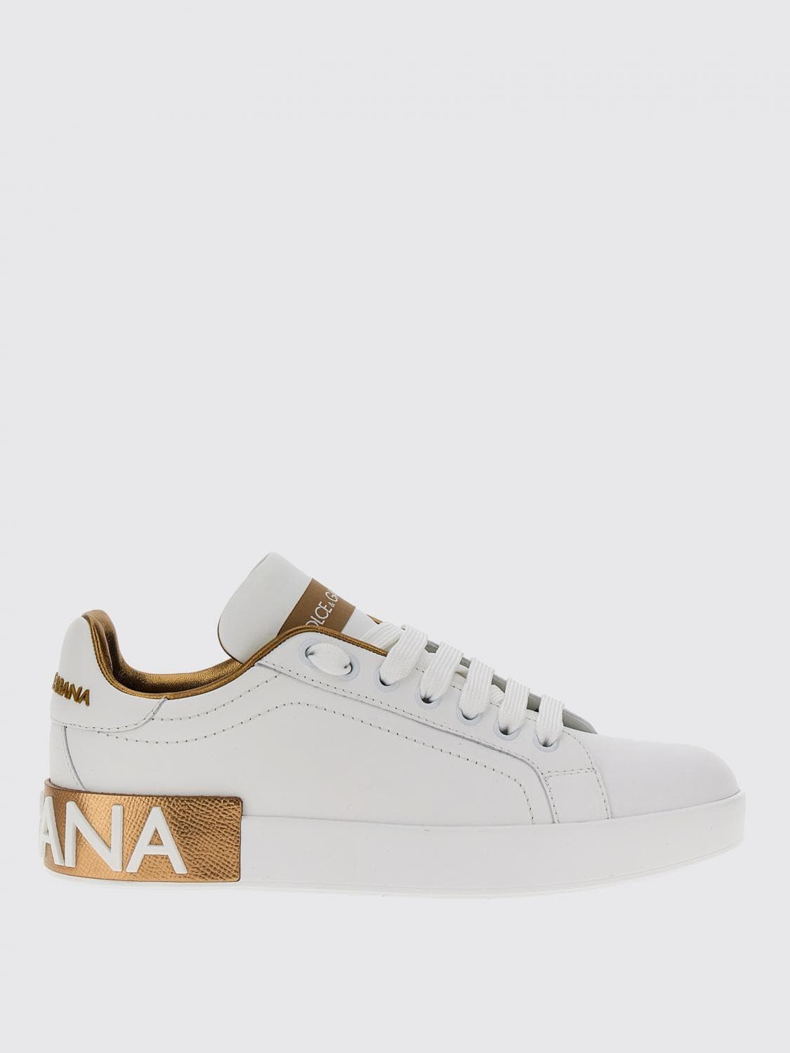 Dolce & Gabbana Sneakers Woman color Gold
