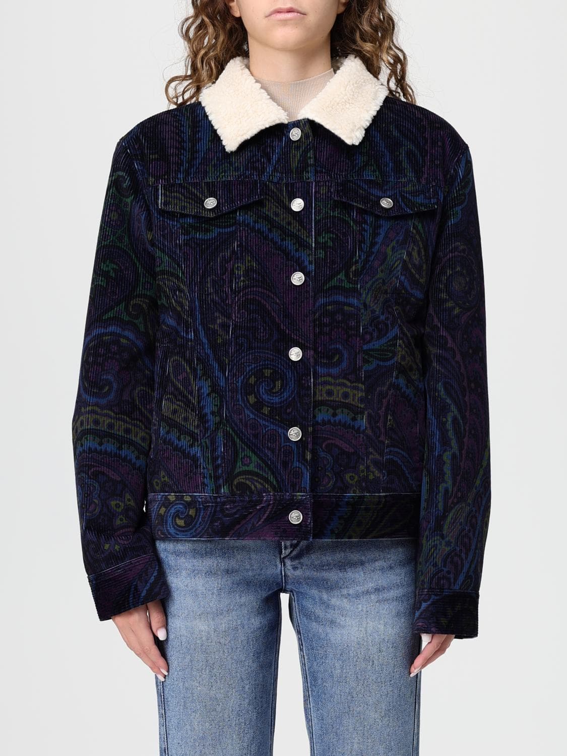 Etro Jacket Woman color Multicolor