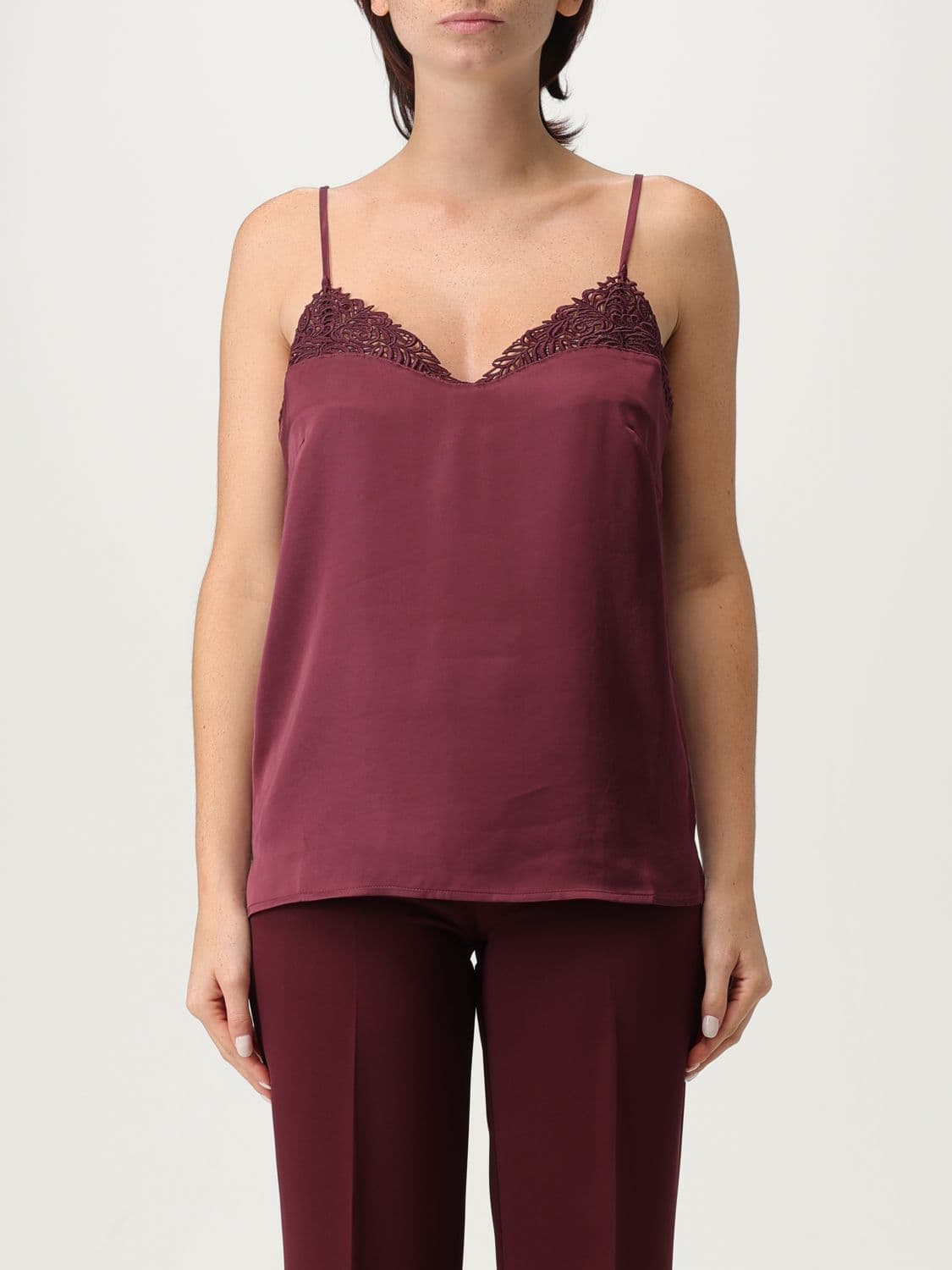 Twinset Top Woman color Violet