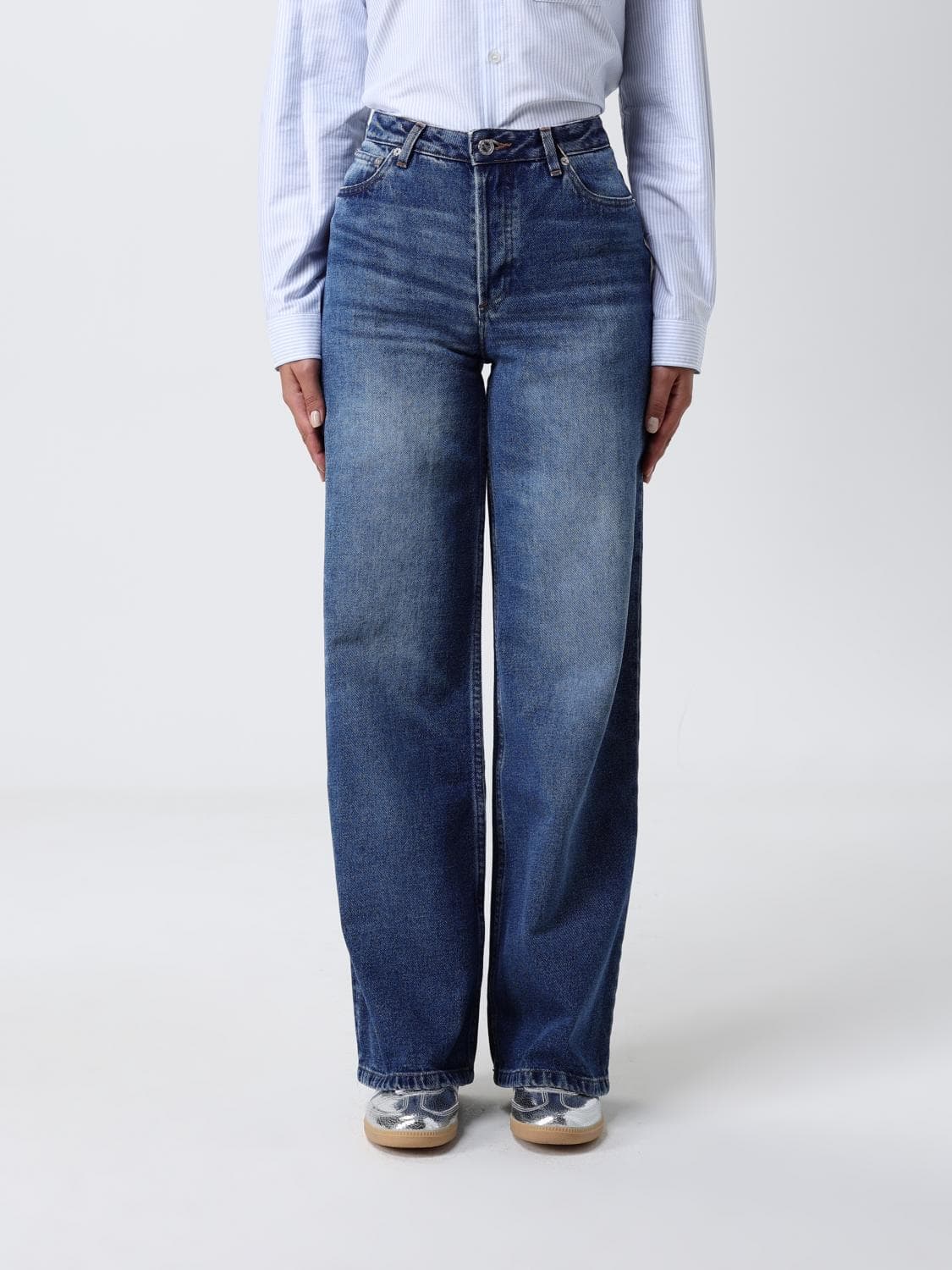 A.p.c. A. P.C. Jeans Woman color Indigo
