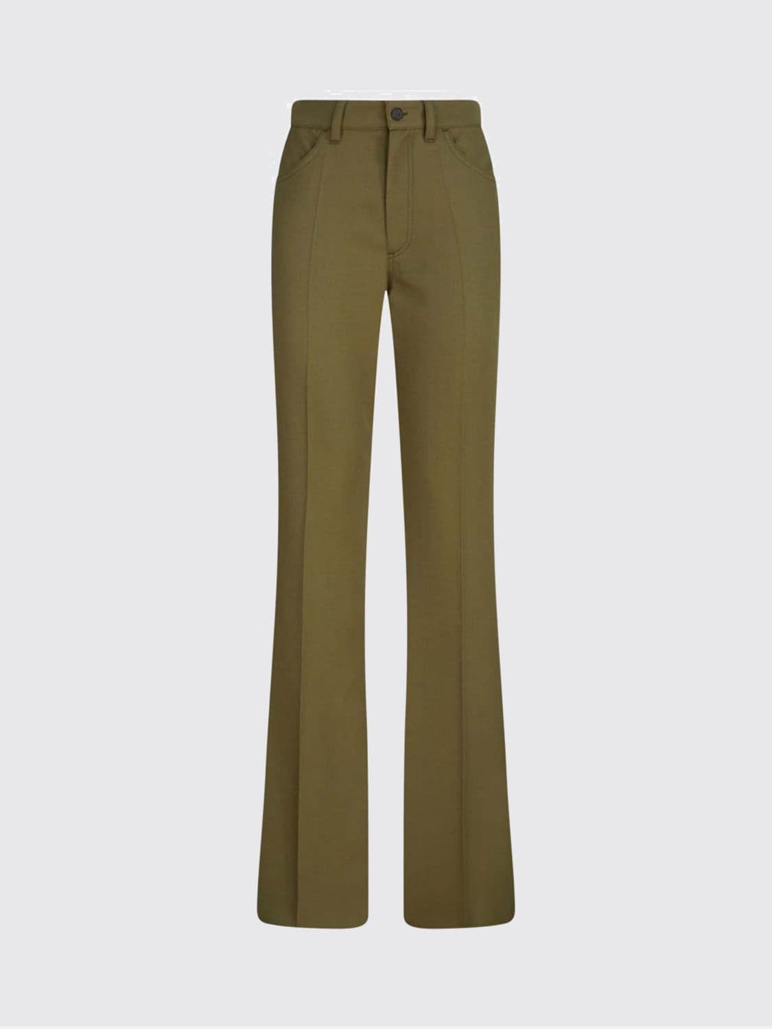 The Attico Pants Woman color Military
