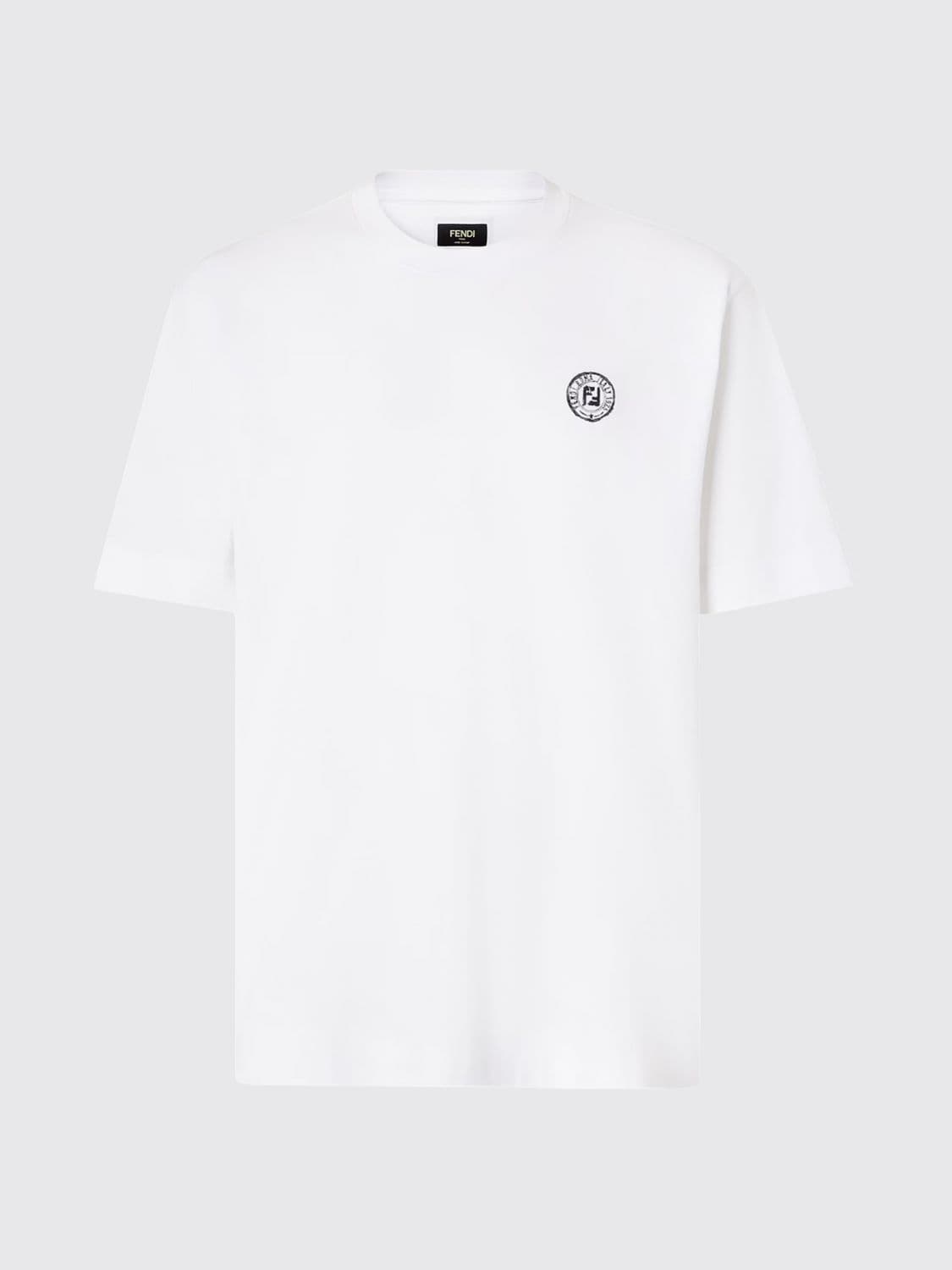 Fendi T-Shirt Men color White
